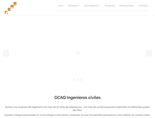 Tablet Screenshot of gcaq.com.pe